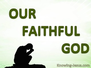 2 Corinthians 1:18 God Is  Faithful (green)